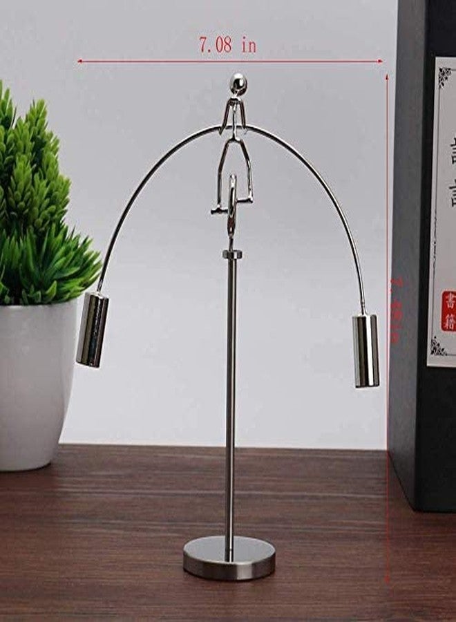 Perpetual Bliss Weightlifter Toy Kinetic Art Balance Toy Balancing Decompressive Science Psychology - Image 2